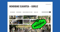 Desktop Screenshot of mendibike.net